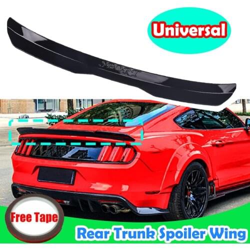 Universal Car Rear Trunk Roof Lip Spoiler Wing ABS Sport Style For Honda Civic Accord For Audi A3 A4 A6 For Benz Hatchback Car