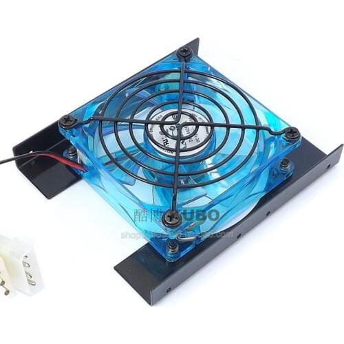 Computer Hard Disk Cooling Fan 80mm Cooling fan WithLedRadiator 3.5 Inch Hard Disk Cooling Fan With 8CM silent fan with power D
