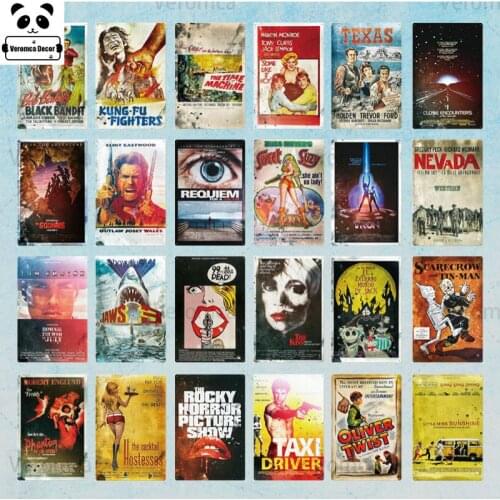 Vintage Movie Metal Poster Metal Sign Plaque Metal Tin Sign Bar Pub Club Wall Decor Retro Home Decor Decorative Plate