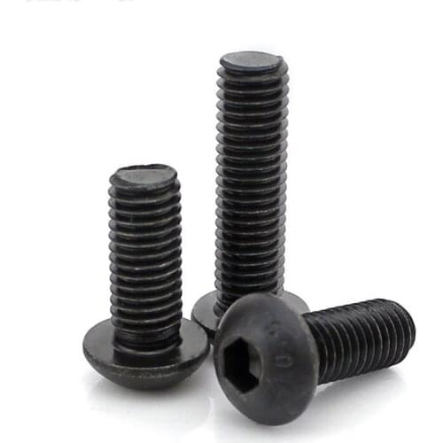 M2.5 10.9-level Head Screws Within the Hexagonal, Head Screws Hexagonal Plate, Mushroom Head Screws ISO7380 M2.5*3-30mm