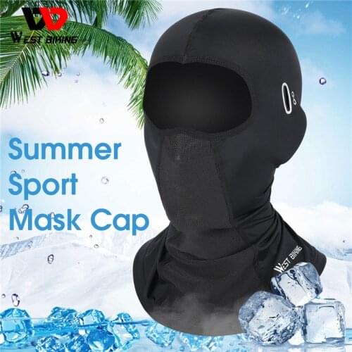 WEST BIKING Summer Cycling Caps Anti-UV MTB Bike Fishing Training Balaclava Motorcycle Helmet Liner Sport Headgear Bicycle Hat