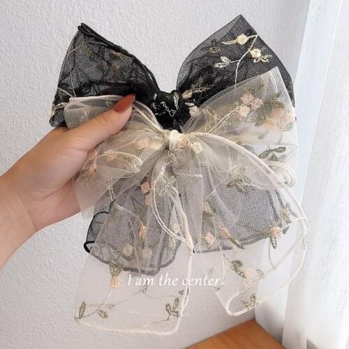 Women Lace Flower Pearl Hair Clip Hairpins Cute Butterfly Crystal Bowknot Princess Wedding Hair Accessories Barrettes Scrunchies