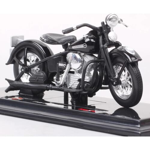 1/18 Scale Maisto Vintage 1948 FL Panhead Big Twin Engine Bike Diecasts & Toy Vehicles Motorcycle Model Of Collection Miniaturas