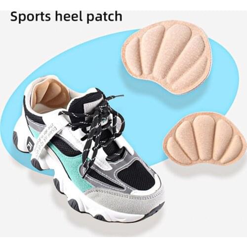 1 Pair Heel Grip Soft Comfortable Wear Resistant Thicken Heel Cushion Inserts Heel Insoles Pain Relief Cushion for Men and Women