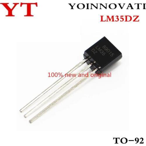 10pcs/Lot LM35DZ TO-92 IC 100% New And Original