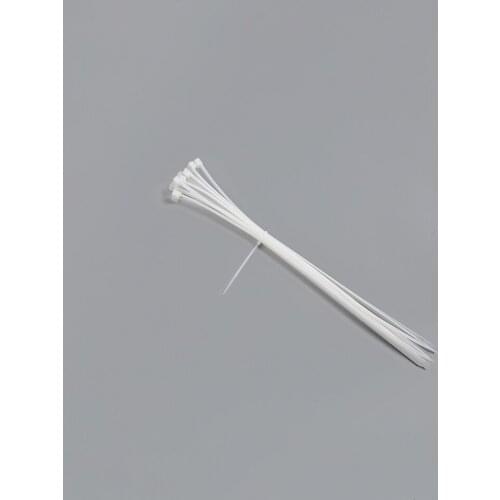 10x800 cheap white selflocking nylon cable ties zip ties wire tie wraps
