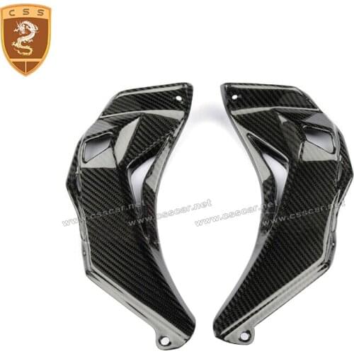 2016-2020 For KAWASAKI ZX-10R Upper Front Dash Air Intake Cowl Fairing Carbon Fiber