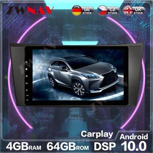 Android 10.0 4GB+64GB Car Radio GPS Navigation Unit Auto Stereo for Benz E-Class W211 CLS W219 Radio Recorder Multimedia Player