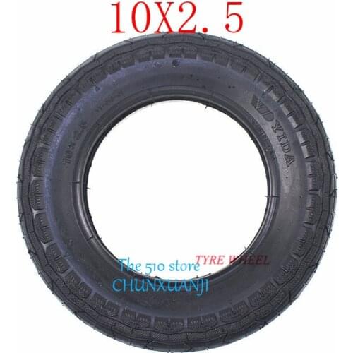 Free shipping 10x2.50 10 inch Pneumatic Tire for Electric Scooter and Speedway 3 with inner tube 10x2.5 inflatable Tyre