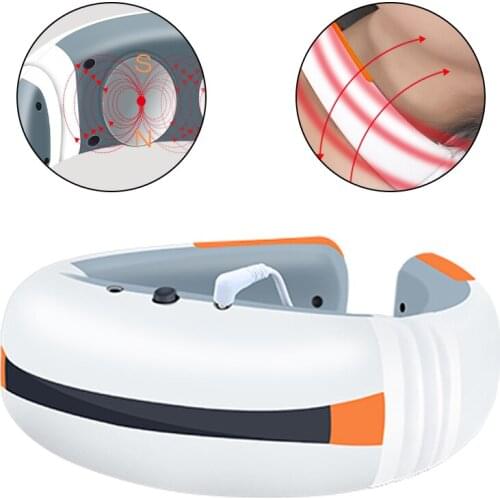 DIOZO Electric Neck Massager Pulse Cervical Vertebra Massager Back Heating Pain New Health Care Relief Tool Relaxation Machine