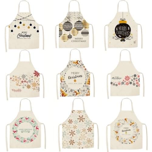 Christmas fawn pattern kids apron Apron for children For home and kitchen House cleaning alpaca customizable apron Child apron