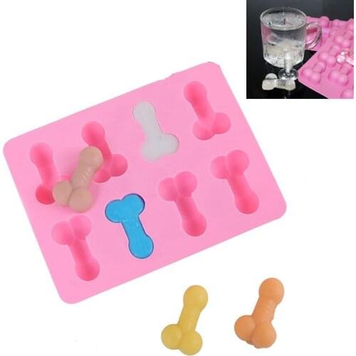 Bridal Show Decor Chocolate Jelly Mould Night Party Ice Tray Fondant Cake Mold for Wedding Hen Bachelorette Party Decorations