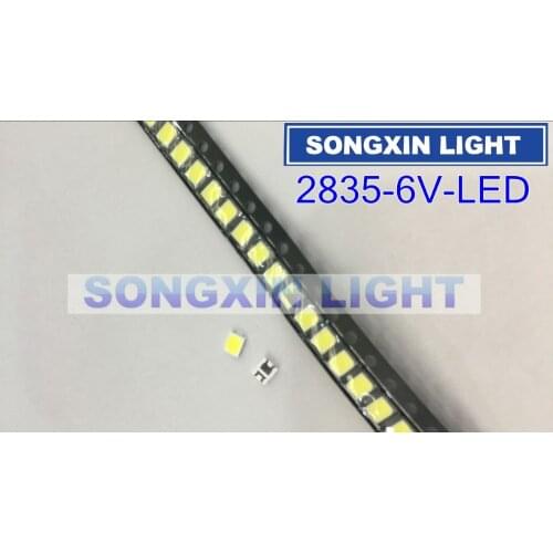 HONGLI TRONIC LED Backlight 1210 3528 2835 1W 6V 111LM Cool white LCD Backlight for TV TV Application
