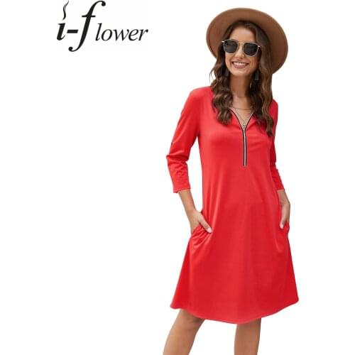 I-Flower Summer Mini Dresses