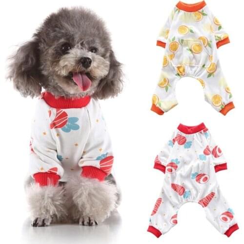 Dog Jumpsuit Pajama Pet Clothes for Small Dogs Yorkies Chiuahua Pomeranian Pajamas Overalls Puppy Cat Clothing Dog Coats