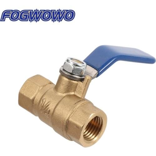 1/4" Female Thread Brass ball Valve High Pressure Misting Atomization Water Control Switch Mini Shut Off Ball Valve