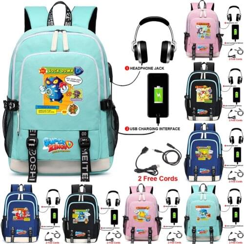 Hot Sale Super Zings Backpack Super Zings School Rucksack Bag Children Backpack Kids Bags Travel Bag