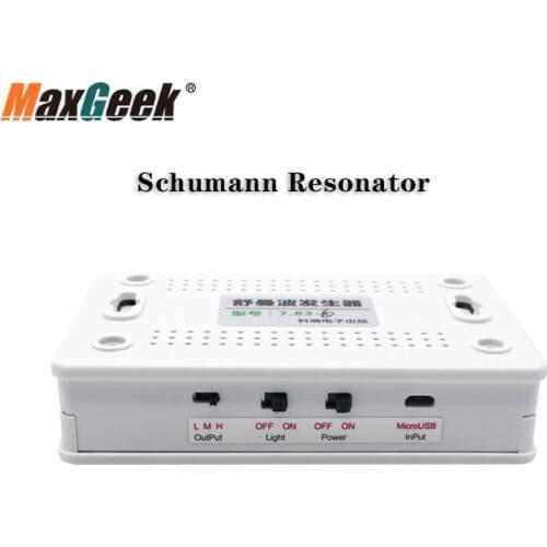 Maxgeek SignalGen 7.83Hz Signal Schumann Renerator Schumann Wave Resonator 6 Version Function Generator With Power Supply Cable