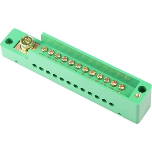 One input and twelve output terminal block household distribution box, 12 meters household single pole junction box