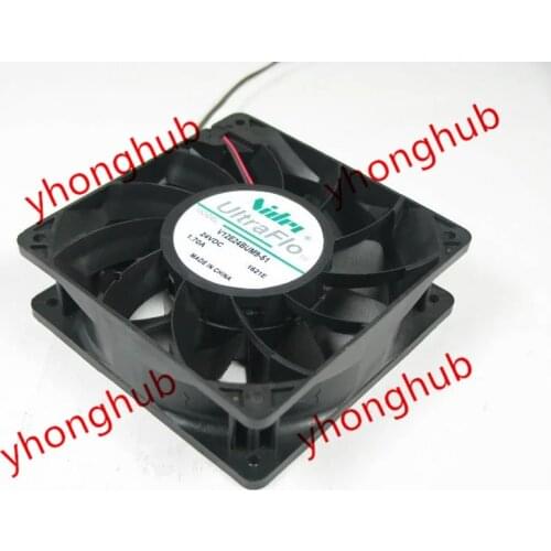 NIDEC V12E24BUM9-51 DC 24V 1.70A 120x120x38mm Server Cooling Fan