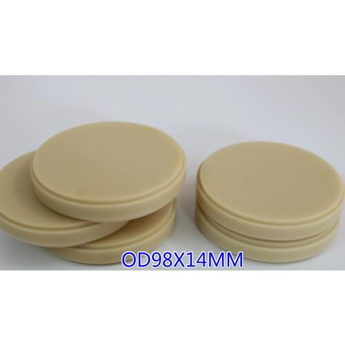 Wholesale 10 Pieces Teeth Denture Material Dental PMMA Block Wieland Cad Cam Open System PMMA Disc Blank