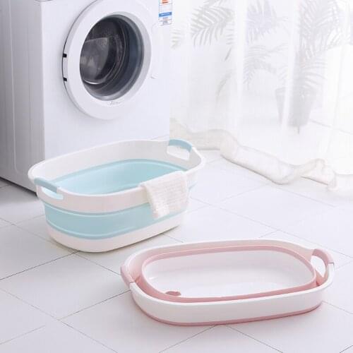 Baby Shower Protable Bath Tub Folding Baby Shower Bathtub Portable Pet Bath Tubs Safety Security Bath Accessories Storage Basket
