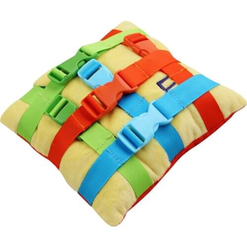 Portable Soft Cushion with Buckle Learning Basic Life Skills Developmental