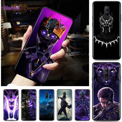 Silicone Cover Marvel Black Panther For OnePlus Nord N10 N100 8T 7T 6T 5T 8 7 6 Pro Plus 5G Phone Case Cover Shell Coque
