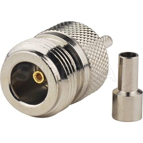 Superbat N Crimp Jack RF Coaxial Connector for Cable RG174 RG188A RG316 LMR100