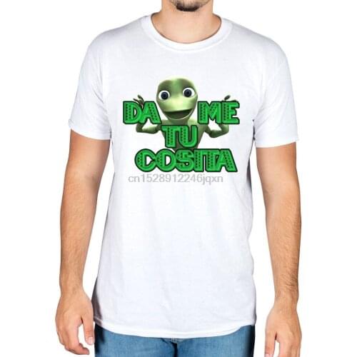 El Chombo Frog Dame Tu Cosita T-Shirt Introduccion B El Cosita Remix Meme Alien Man Fashion Round Collar T Shirt Top Tee
