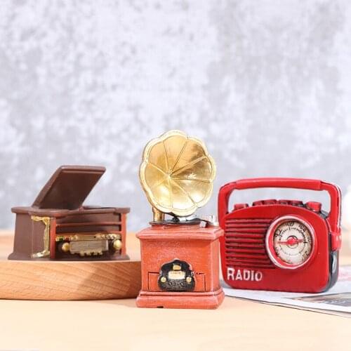 1/12 1/6 Dollhouse Miniature Furniture Radio Doll House Accessories DIY Toys