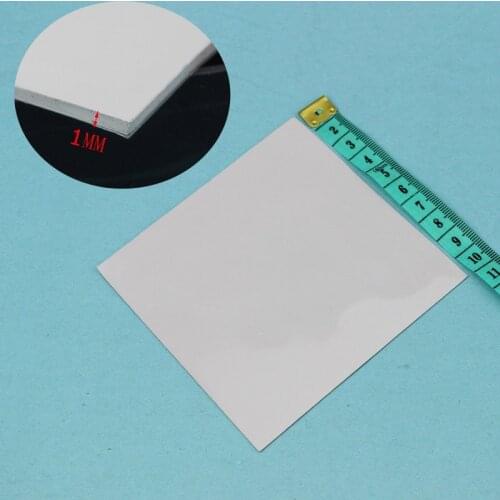 1 Piece Gdstime 100x100x1mm Thermal Pad 100mm x 1mm GPU CPU Heatsink Cooling Conductive Silicone Pads High Quality White