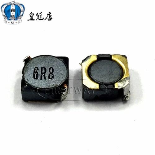 10pcs/SMD power inductors 6D28 6D38 6.8UH word:6R8 Shielding inductance 7*7*3MM/7*7*4MM