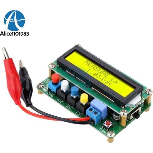 1602 Digital LC100-A LCD High Precision Inductance Capacitance LC100A Meter Tester Mini USB Interface Module + USB Cable