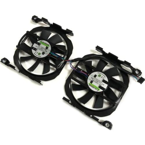2pcs/set DIY Alternative CF-12815B GPU Fan Replace For INNO3D GEFORCE GTX 1080 GTX1080 TI X2 Grahics Cards Original CF 12915S