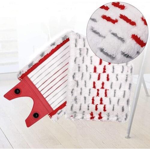 2Pcs Absorbent Mop Pad Reusable Replacement Floor Cleaning Cloth for Vileda