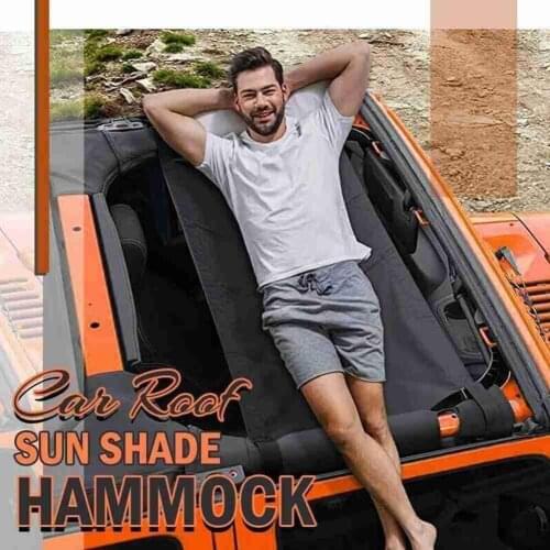 Car Roof Hammock Sunshade Fit For Jeep Wrangler LJ YJ TJ JK JKU JL JLU For Jeep Gladiator JT 2-4 Doors
