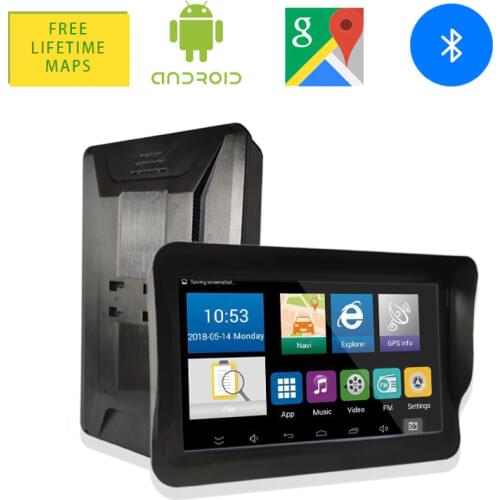 9inch Car GPS Navigator Bluetooth WiFi Android FM Night Vision AV IN 512M+16G Nav Truck GPS Navigators Automobile Vehicle GPS