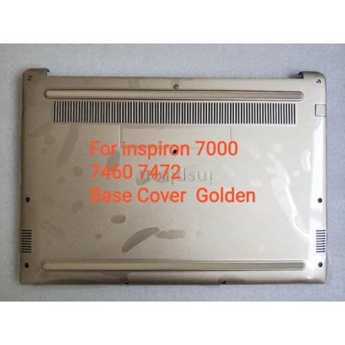 NEW Laptop Gold Bottom Base Case Cover Door for Dell Inspiron 14 7460 7472 BKA40 0DJRDM DJRDM AM252000300 P74G 0535YN 035HW3
