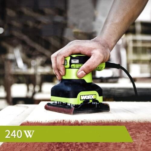 240W Electric Orbital Sander Machine Wood Polisher Mechanical 13500r/min Furniture Wall Metal Polishing Electrical Tools