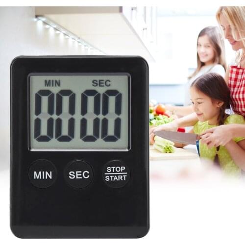 Hot Kitchen Timer Electronic LCD Digital Screen Cooking Count Up Countdown Clock Alarm Sleep Stopwatch Clocks Kitchen Gadget