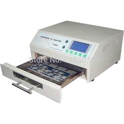T-962 Reflow Oven Infrared IC Heater Rework Preheating Station 800w 180*235mm T962 For BGA SMD SMT Rework Reflow Oven Equipment