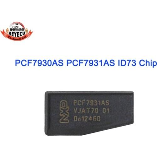 KEYECU PCF7931 ID73 Transponder Chip Pack of 50 (Can replace PCF7930AS