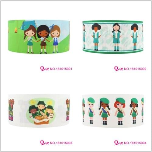 Q&N ribbon 16mm 22mm 25mm 38mm 50mm 75mm Boy scout grosgrain/FOE ribbon webbing 50yards/roll for headband