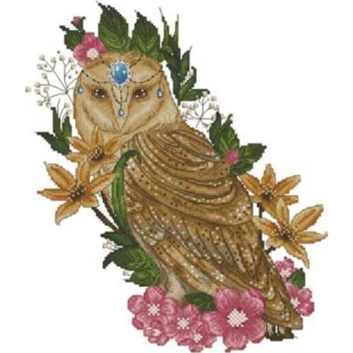 Eagle in the Flower patterns Counted Cross Stitch 11CT 14CT 18CT DIY Cross Stitch Kits Embroidery Needlework Sets home decor