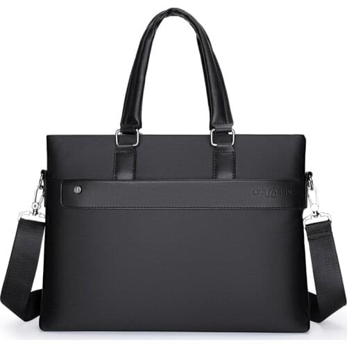 Durable Nylon Fabric Mens Briefcase Business Bag Luxury Designer Mens Handbag Purse Fashion Casual Men Briefcase Shoulder Bag