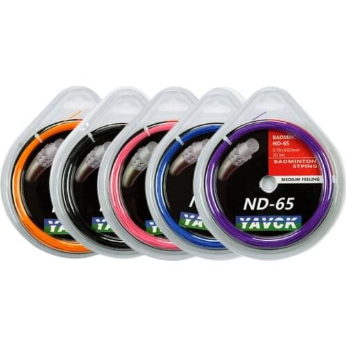 Professional Carbon Nanofiber Badminton String Shuttlecock Net ND-65 Kordaj Grommet Tool Sport Equipment Racket Line Accesorios