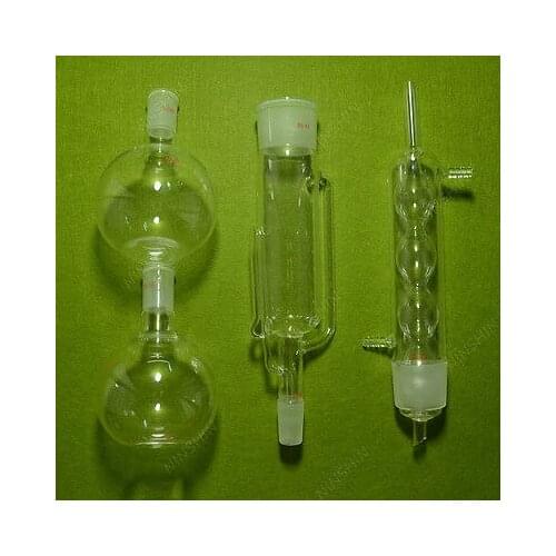 500ml Soxhlet Extractor,condenser,Pumping Tube and Flat Flask,24/40,45/50
