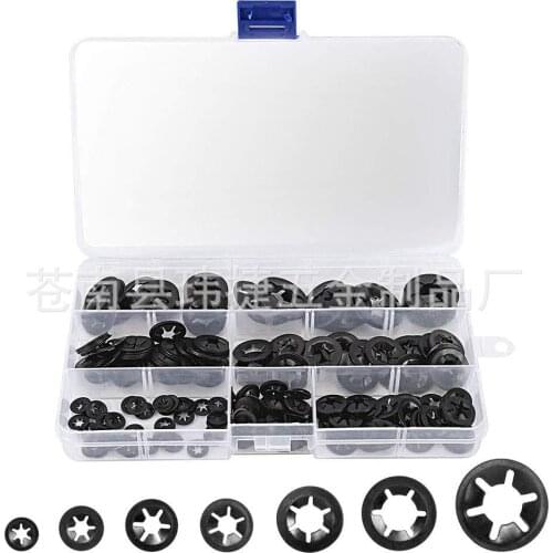 280pcs Torx retaining ring bearing clamp retaining ring Torx bearing retaining ring 65 manganese steel 3-12