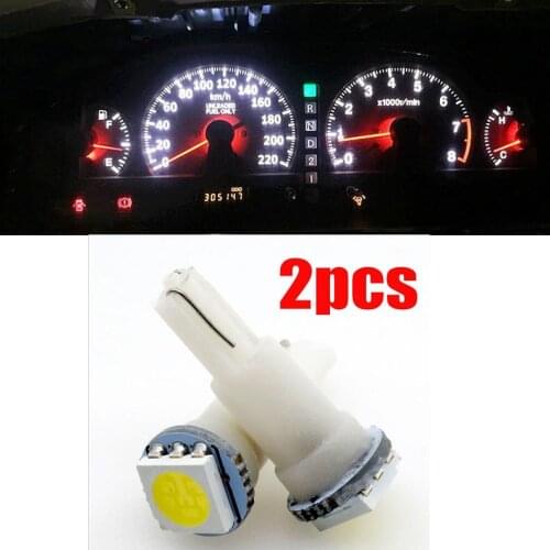 T5 5050 1SMD LED white 72 74 Wedge Bulb C030 Car Light Motorcycle lights Instrument lights